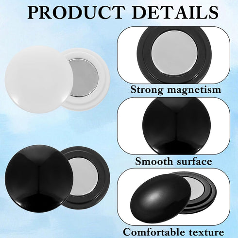 Yuanan 10 Pairs Marathon Bib Magnets for Runners, Running Bib Magnets, Bibs Boards for Runners - Magnetic Race Number
