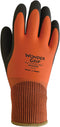 LFS WG338L Insulated Double-Dipped Comfortable Work Gloves - Latex Coated Water Resistance Black Palm, Large (Pack of 1)