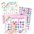 EUUBIRD 10 280 Unicorn Potty Training Chart for Toddlers, Potty Training Sticker Charts with Reward Stickers, Potty