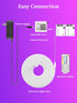 20Ft IP67 RIYO Neon Rope Lights, RGB LED Strip Lights - App & Remote Control, Music Sync, Waterproof, Flexible Neon