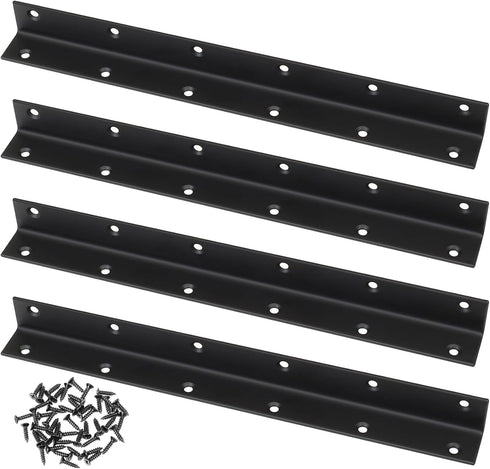 Xingwenhao Raised Garden Bed Corner Brackets, 4pcs L Bracket, 90 Degree Angle Brackets,