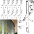 YBEATY 10 Pcs Hidden Channel Valance Clips Blind Valance Window Blind Clips Plastic Clear Blind Curtains Retainer