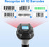 onewscan 1D 2.4G 2 1 Barcode Scanner Wireless, Laser Bar Code Scanners with Stand Wireless & USB Wired Connection Plug