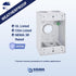 Sigma Electric, White Sigma Engineered Solutions, 14251WH 1/2-Inch 4 Hole 1-Gang Box, No Size by Sigma Electric
