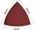 uxcell Detail Sander Sandpaper, Triangular Sanding Paper, 180 Grits, 15pcs Hook and Loop Pads