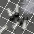 JIUWU 10pcs 5ml 1/6 Oz Scaled Clear Glass Vials, Sample Transparent Liquid Bottles with Screw Cap