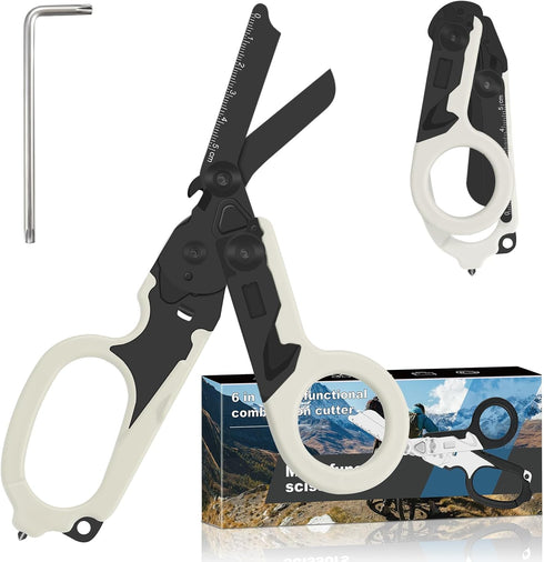 6in1 trauma shears - emergency responders, outdoor emergencies scissor, medical staff, and