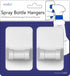 Wall Hooks for Spray Bottle - Self-Adhesive Holder for Bottles up to 32 oz, 2 Pack, White