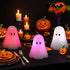 Flamless 18-key 12 Eldnacele Ghost Flickering Candles with Remote and Timer, Color Changing Battery Operated Spooky