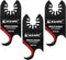 EZARC 3PCS Oscillating Multi Tool Hook Knife Blade, Multitool Saw Blades for Cutting Soft Materials