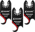 EZARC 3PCS Oscillating Multi Tool Hook Knife Blade, Multitool Saw Blades for Cutting Soft Materials