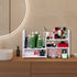 Felmis Desktop Organizers with Shelves, PVC Adjustable Display Shelf for Office Desk, Home Decor, Makeup