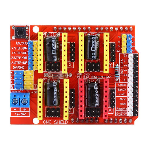 ERYUE V3.0 4Pcs A4988 3D 0.8, CNC Board Stepper Motor Driver for Printer PWM Spindle - Opensource Firmware GRBL Ideal