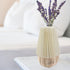 SASKATE Small Table Lamp, Bedside Nightstand Mini Lamp, Rattan Pleated Aesthetic Vintage Lamp for Bedroom Living Room