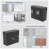Bag,9.4x7.8x3.5 inches Sanitary Napkin Disposal Receptacle with Hygiene Disposal Bags and Trash Stainless Steel Wall
