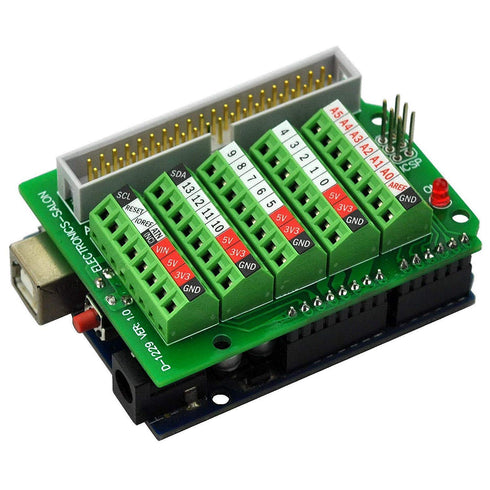 Electronics-Salon Arduino Screw Terminal Block Breakout Module for Arduino UNO R3