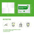 (60 Pack), LAC Toilet Seat Covers Disposable Flushable Portable Paper Toilet Seat Cover for Adult and Kids Potty