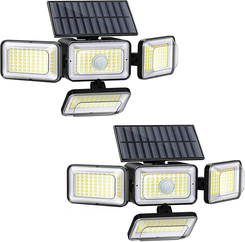 Generic Solar Lights Outdoor, 2800LM High Brightness Motion Sensor Security Light with Remote