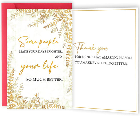 Mcduldul Unique Thank You Card Gifts for Men Women with Envelopes | Boss