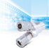 Garosa C-type Quick Connector Air Splitter, Two Way Pneumatic Fittings for Construction Machinery
