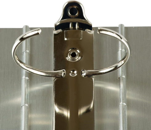 JAM PAPER Aluminium 2 inch Binders | Silver Aluminum 3 Ring Binder | Sold Individually