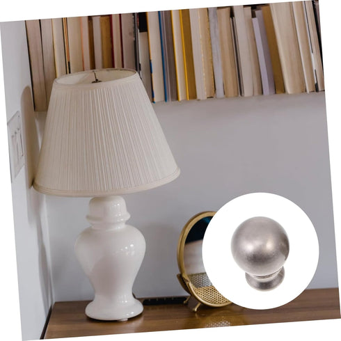 Holibanna 2Pcs Lamp Finial Decorative Knob for Table and Floor Lamps Easy Installation Compatible with Standard Lamp