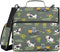ALAZA 3 Ring Zipper Binder Rustic Milk Cow Truck Binders Bag with Shoulder