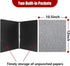 Vienrose 3 Ring Binder 1 Inch Round Rings, Durable Linen Cover, Holds 8.5" x 11" Paper