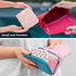 Abeillo 3Pcs Sanitary Napkin Storage Bags Menstrual Cup Pouches Nursing Pad Holder Tampon Bags Portable Period Bag