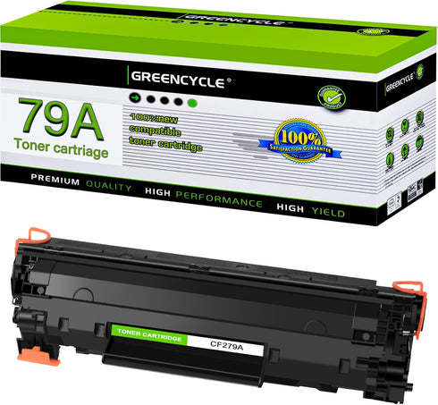 greencycle Toner Cartridge Replacement for HP 79A CF279A, 1-Pack, Compatible with Laser Jet Pro M12 Series (Black)