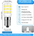E12 LED Bulb 40w Replacement Type B LED Candelabra Bulbs C7, Daylight White 6000K, E12 4W Fridge Water Dispenser Light Bulb for for Chandeliers Home Lighting Refrigerator/Dryer Drum Light,2 Pack by Megereet