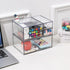 Makeup Drawer Organizer with 4 Drawers, Desk Storage for Office, Bathroom, Bedroom, Jewelry, and Stationery
