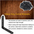 10Pcs 4 Inch 90 Black L Bracket Corner Braces Stainless Steel Heavy Duty Shelf Bracket for Wood, Shelves, Wall Hanging