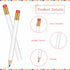 Chivao 288 Pieces Golf Mini Pencils Bulk, Half Pencils with Eraser, #2 HB Pre Sharpened for Party Favors (White)