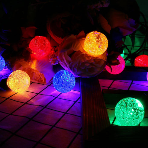 AWQ 35 Commercial 20 G50 Bulbs FT Globe String Lights Outdoor Grade Light with Shatterproof LED Waterproof Extendable