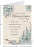 Expressions of Faith Anniversary Cards - Set of 8 (4 Designs), Large 5" x 7" Religious Wedding Cards with Bible Verse