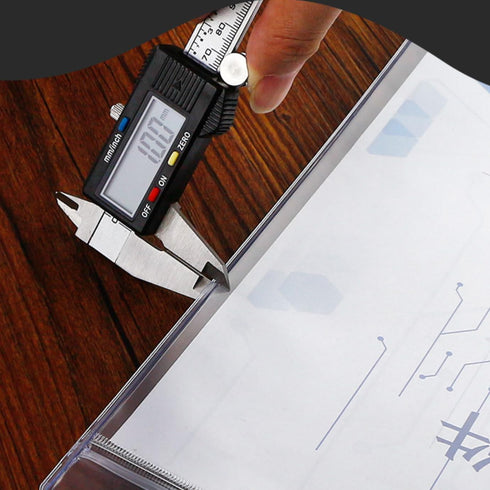 Ollain 10 PCS Waterproof Page Protectors, Resealable Zip Paper Sheet Protectors Clear Hard Plastic Sleeves, 8.5" x 11"