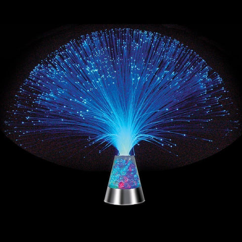 E&A Ice Fiber Optic Mood Novelty Lamps Lighting Glacier Lite with Color-Changing