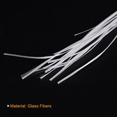 uxcell Chopped Fiberglass Strands, 5m Length Anti-Cracking Glass Fibers for Cement Mix in Building Walls and Floors