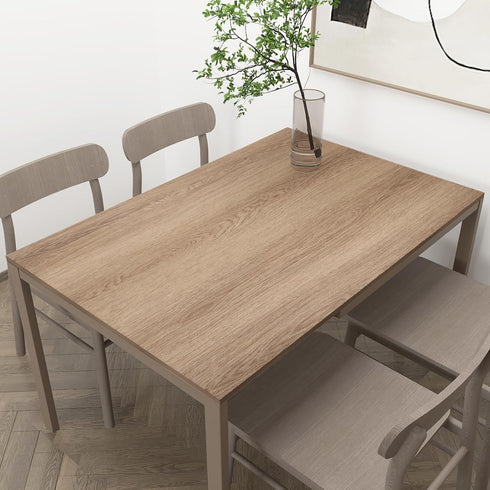 32x78inch TOTIO Wide Walnut Wood Wallpaper Peel and Stick Light Brown Wood Grain Vinyl Wrap Walnut Oak Textured Contact