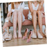 2pairs MAGICLULU High Heels Display Stand Shoe Rack for Mall Wall-Mounted Storage Holder