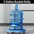 Generic 5 360 Bucket Trolley - Gallon Holder with Swivel Casters, Heavy Duty Rolling Cart, Brake System for Easy