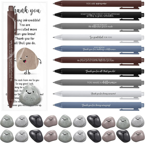 Dunzoom 40 Sets You Rock Motivational Employee Appreciation Gifts Funny Inspirational Ballpoint Pens
