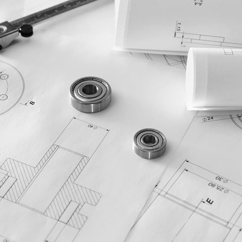 CNBTR 10PCS Mini Groove Ball Bearings, 2x6x2.5mm MR62ZZ Bearing Steel for Power Tools, DIY Industry