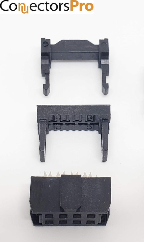 Pc Accessories - Connectors Pro 25-Pack 2X4 8 Pins 2.54mm 0.1" Pitch Dual Rows IDC Socket for Flat Ribbon Cable