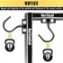 6 Pack Black Metal Magnetic Hooks 40lb+ Heavy Duty Strong Magnets for Cruise Ship Walls, Hanging, Tool, Kitchen