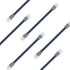 4 Pin RGB Led Connectors for 10mm Wide Strip Lights, 6 Pcs Unwired Gapless Solderless Quick Connectors