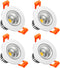 LightingWill 2inch LED Dimmable Downlight, 3W COB Recessed Ceiling Light, Natural White