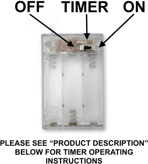 30 9.5 LED Wire Twinkle Fairy Lights, Battery Powered, Waterproof Christmas, Holidays, Halloween, Wedding Bedroom