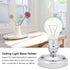 E26/E27 Ceiling/Wall Light Base Holder, Converter Adapter Light Pendant Bulb Lamp Screw Socket for Home Improvement(Silver)